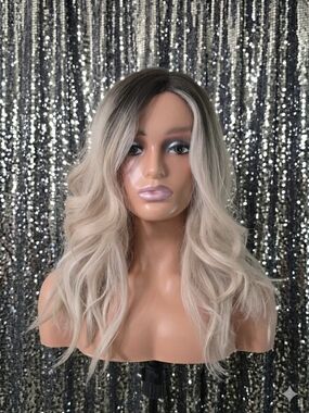 Blonde Ombre Wavy Synthetic Wig